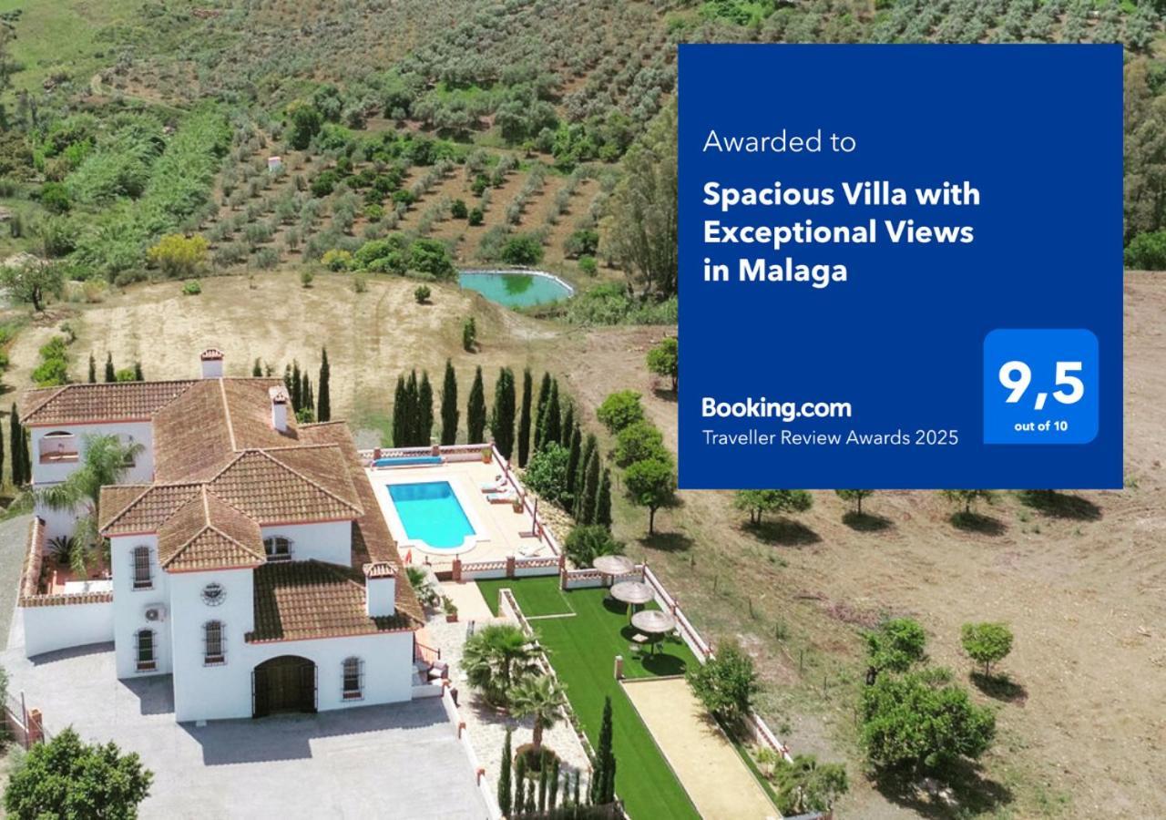 Spacious Villa With Exceptional Views In Malaga Casarabonela Екстериор снимка